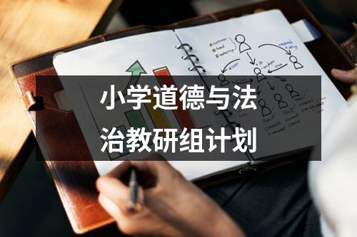 小学道德与法治教研组计划