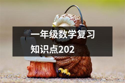 一年级数学复习知识点2024