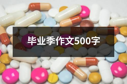 毕业季作文500字