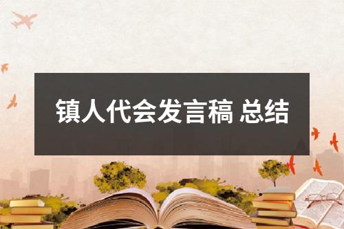 镇人代会发言稿 总结