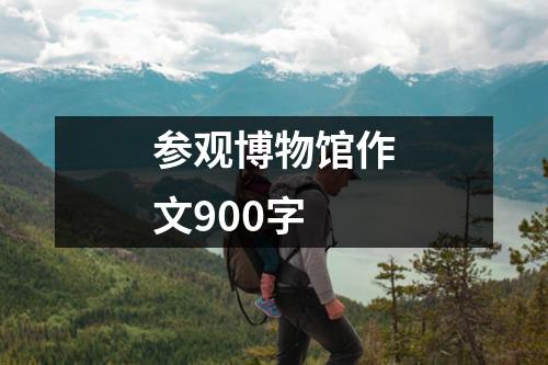 参观博物馆作文900字